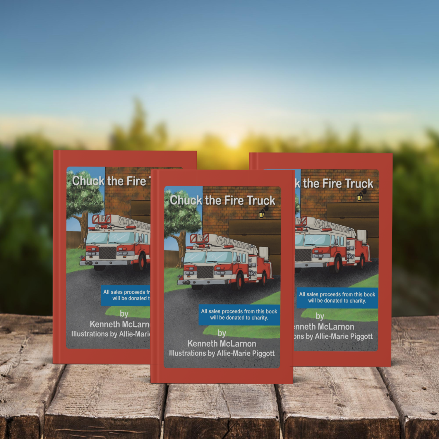 Get Chuck the Fire Truck Book Today